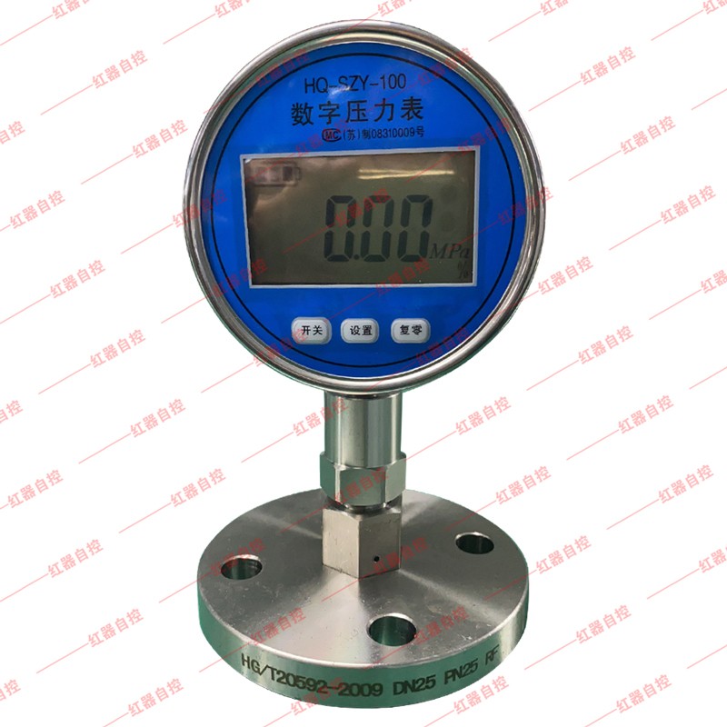 隔膜数字压力表